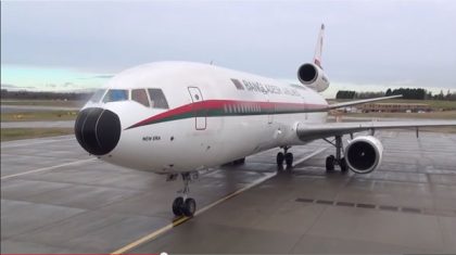 Biman DC-10 farewell flight