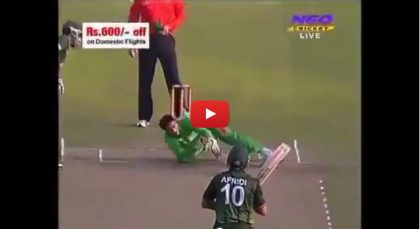 shakib funny afridi dismissal