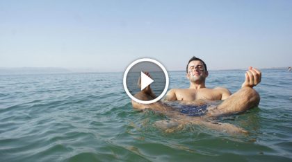 Dead sea - amazing, people do not drown, remain floated