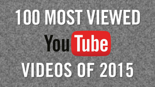 100-most-viewed-you-yube Videos of 2015