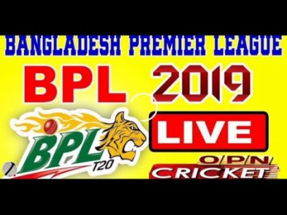 Live cricket Bangladesh Premier League BPL 2019 Comilla Victorians vs Sylhet Sixers