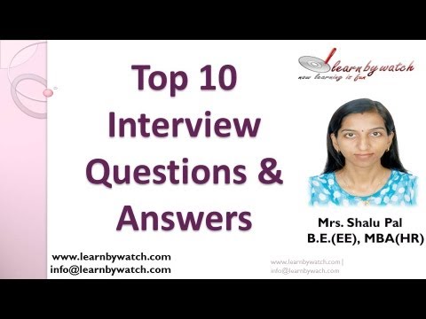Top 10 Interview Questions and Answers – (Hindi / Urdu)