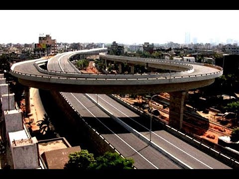 Street View | Dhaka City | Banani Flyover | Travel Video | Beautiful Bangladesh | Drive on Flyover