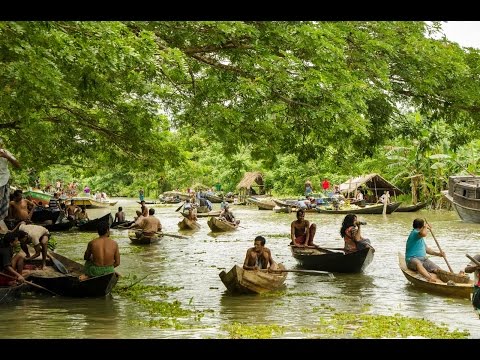 Travel to Barisal | Floating Market | Durga Shagor | Shondha River | Travel Bangladesh