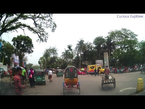 AMAZING! Driving Around Sylhet City in Bangladesh |  Beautiful Bengali Holiday Travel Food Road Vlog