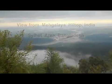 Travel Mehgalaya, India — View of sylhet,  Bangladesh from Meghalaya Hiltop