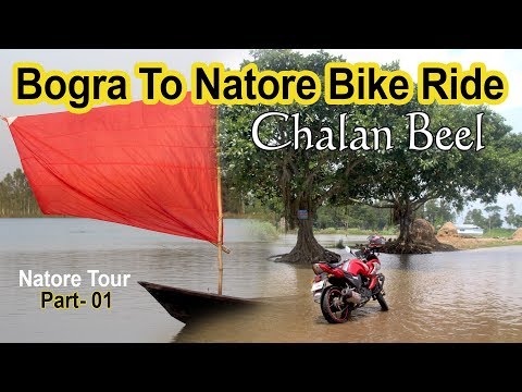 Bogra To Natore Bike Ride | Travel The Largest Beel in Bangladesh | Chalan Beel | Natore Tour Part 1