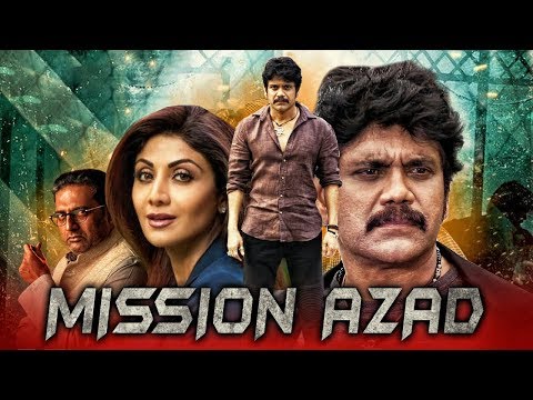 Mission Azad (Azad) Telugu Hindi Dubbed Movie | Nagarjuna, Shilpa Shetty, Soundarya