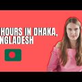 Vlog: Layover in Dhaka, Bangladesh. Traffic in Dhaka & Dhaka University. 12 hours in Dhaka