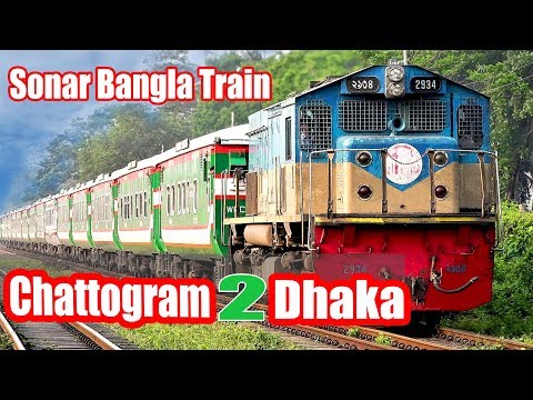 Chittagong To Dhaka By Train | Sonar Bangla Train | ট্রেন ভ্রমণ | Bangladesh Railway | Train 787