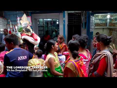 Reisen in Bangladesch. Dhaka, Hindu Street oder Shankhari Bazar.