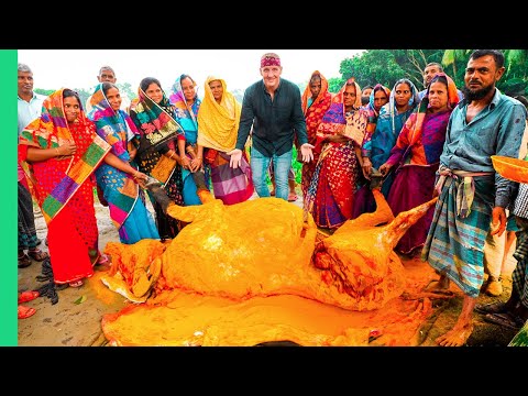 600 POUND WATER BUFFALO!! Bangladesh's Secret Youtube Food Village!!!