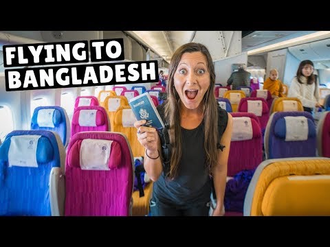 FLYING TO OUR 97th COUNTRY (Bangkok to Bangladesh)