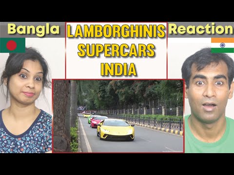 Bangladeshi Reaction on Police Pull Over 28+ Lamborghini's  SUPERCARS INDIA  Nov 2019