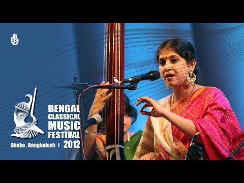 Kaushiki Chakraborty at Bengal Classical Music Festival 2012, Dhaka, Bangladesh