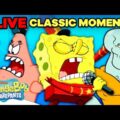 🔴  CLASSIC SpongeBob Moments Marathon! | SpongeBob Live Stream