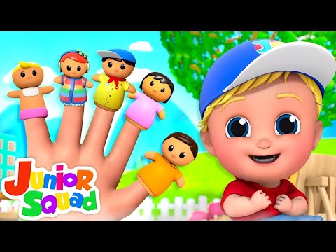 Finger Family | Five Little Babies + More Nursery Rhymes & Baby Songs | Funny Cartoon for Kids