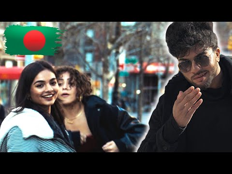Telling American Girls "I Am A Famous BENGALI MOVIE ACTOR" (Bangla Funny Video) | Desi Habibi