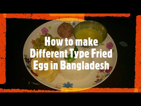 How to make Different Type Fried Egg  in Bangladesh with Bangla music.ডিম ভাজা ।