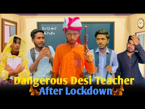Dangerous Desi Teacher After Lockdown  | Bangla funny video | BAD BROTHERS | It's Omor