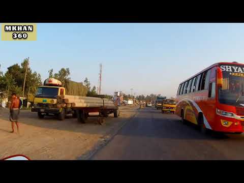 নির্মাণাধীন রাস্তায় সাবধানে বাইক ড্রাইভ/Drive the bike carefully on the road under construction