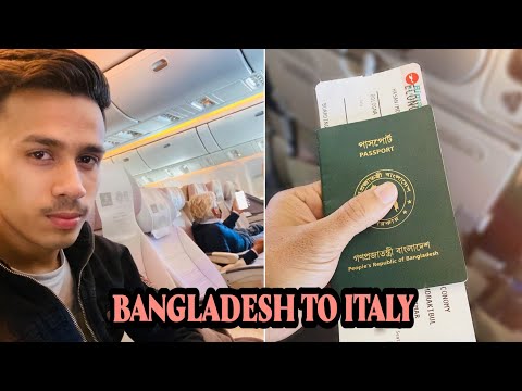 Bangladesh To Italy 🇧🇩🇮🇹 || Travel Vlog || Rakibul Hasan