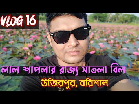 লাল শাপলার রাজ্য সাতলা বরিশাল | Beautiful Village Of Bangladesh । Bike Ride । Travel Mixers।