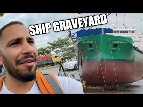 I Went to World's Biggest Ship Graveyard In Bangladesh and Ship Cutting Market!