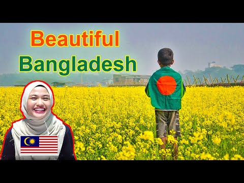 সুন্দর বাংলাদেশ | Travel in Beautiful Bangladesh | Malay Girl Reacts