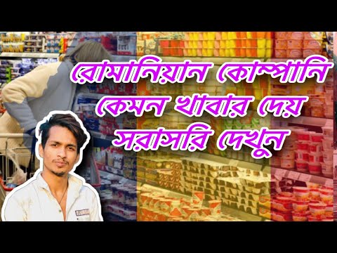 রোমানিয়াতে🇷🇴কোম্পানি গুলো কি খাবার দেয় সরাসরি দেখুন|Romanian Food for Bangladeshi|Travel The World