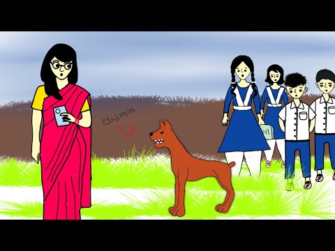আমার বাস্তব স্কুল লাইফ (part-4)Bangla funny cartoon | Cartoon animation video | flipaclip animation