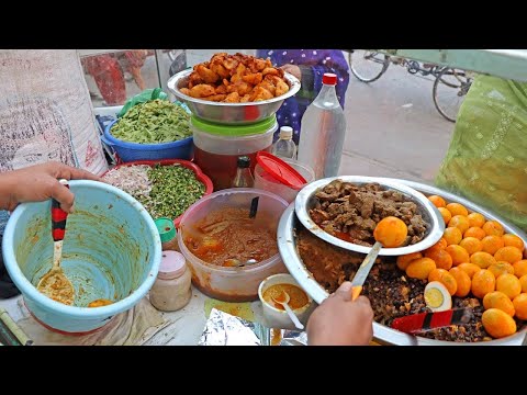 Best Street Food in Dhaka || Bangladeshi Street Food  || fuska || Travel Warrior