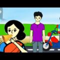 তুলির নিখোঁজ সংবাদ😢🤔 | Bangla funny cartoon | Cartoon animation video | flipaclip animation |