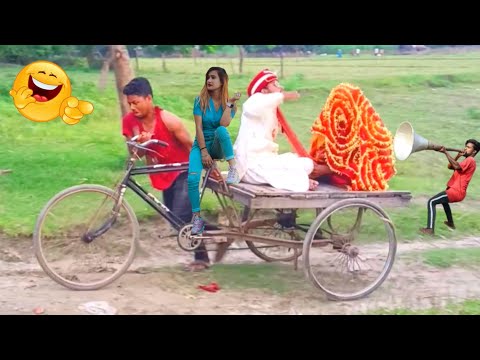 Must Watch New Funny Comedy Videos 2021 😜 New Top Funny Video Episode 73 By Bihari Funny Dhamaka