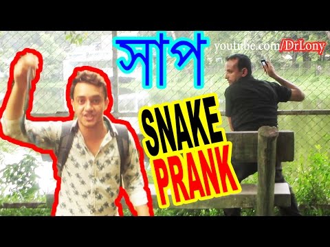 Snake On The Loose Prank 🐍 . Pranks . New Bangla Funny Video . Dr.Lony ✔️