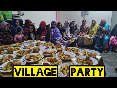 My village party|Fried chicken & chips party|village life|Bangladesh travel vlog|London to sylhet