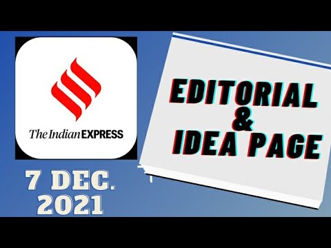 7th December 2021 | Gargi Classes Indian Express Editorial Analysis/Discussion