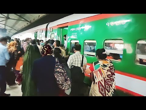 The People Of Bangladesh Travel By Train In A Pleasant Atmosphere And Return Home || Bangladesh Rail