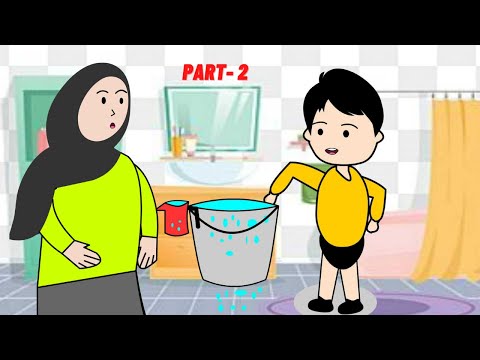 Part- 2/ শীতকালে আম্মু যখন গোসল করতে বলে ! / Bangla Funny Cartoon video / Winter Funny Video.