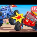Police Car, Fire Truck, Ambulance, Monster Truck + More Nursery Rhymes | Kids Cartoon | BabyBus