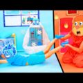 Funny stories with Toys for children | Lion Family | Cartoon for Kids