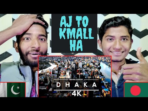 Pakistani Reaction on Dhaka Bangladesh 4k by Drone Travel | Dhaka Aerial view | Bangal lovers react