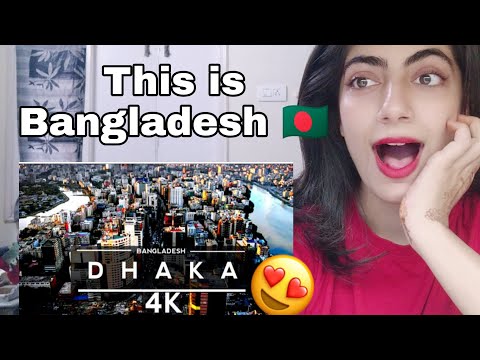 Dhaka , Bangladesh 🇧🇩 4K by drone Travel Reaction