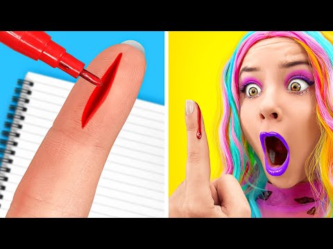 100+ CRAZY FOOD HACKS AND PRANKS || I Was Adopted by Unicorns! Funny Tricks by 123 GO! FOOD