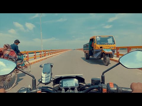 Travel to a city in Bangladesh by bike [1 Hour] || @Roshik Dude