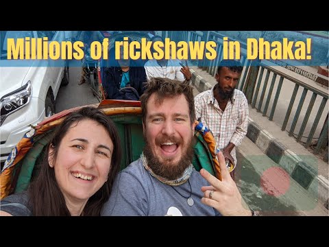 THIS CITY BLOWS OUR MIND DHAKA, BANGLADESH 🇧🇩 | Boat ride and rickshaw ride | DHAKA UNIVERSITY