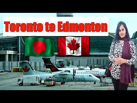 How to go Toronto to Edmonton? Trip in Canada || Bangladeshi canadian vlog