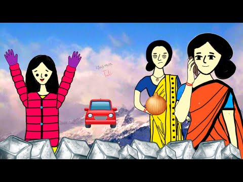 শীতের মেহমান🥶 | Winter video | Bangla funny cartoon | Cartoon animation video | flipaclip animation