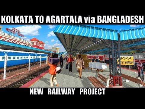 Kolkata To Agaratala via Bangladesh New Railway Project || 2019 || DebdutYouTube