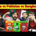 India vs Pakistan vs Bangladesh Country Comparison 2021| Pakistani Reaction